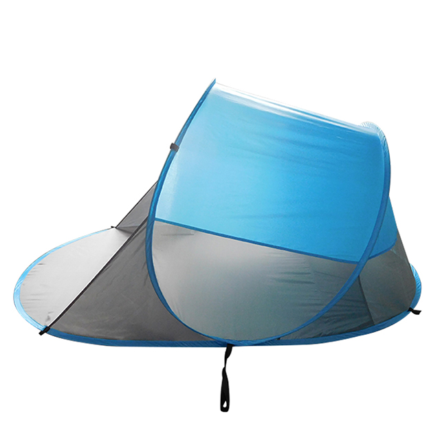 UPF 50 Easy Pop Up Beach Tent, 3-4 Person Sun Shelter, Portable Instant Beach Shade UV Protection