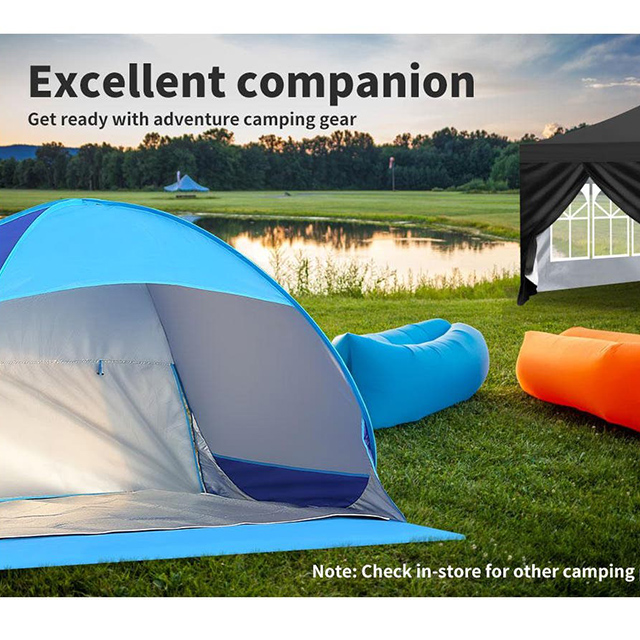 Pop Up Tent Beach Camping Tents 2-3 Person Hiking Portable Shelter