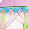 Pink Kids children Girl's Princess Castle pop up Tent playhouse with Led fairy lights