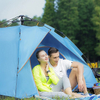 Light Weight Easy Setup Pop Up Blue Camping Tents for 4 Person ,Water Resistance,Windproof