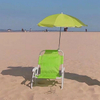 Kids beach chair with umbrella folding child summer sun shade camping