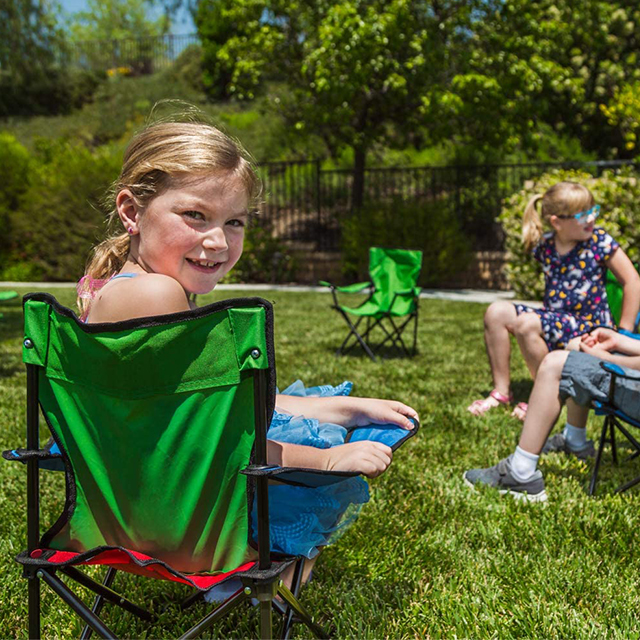 Tri-Color Wholesale Cheap Outdoor Travel Beach Portable Folding Camping Chair Use For Outdoor Indoor