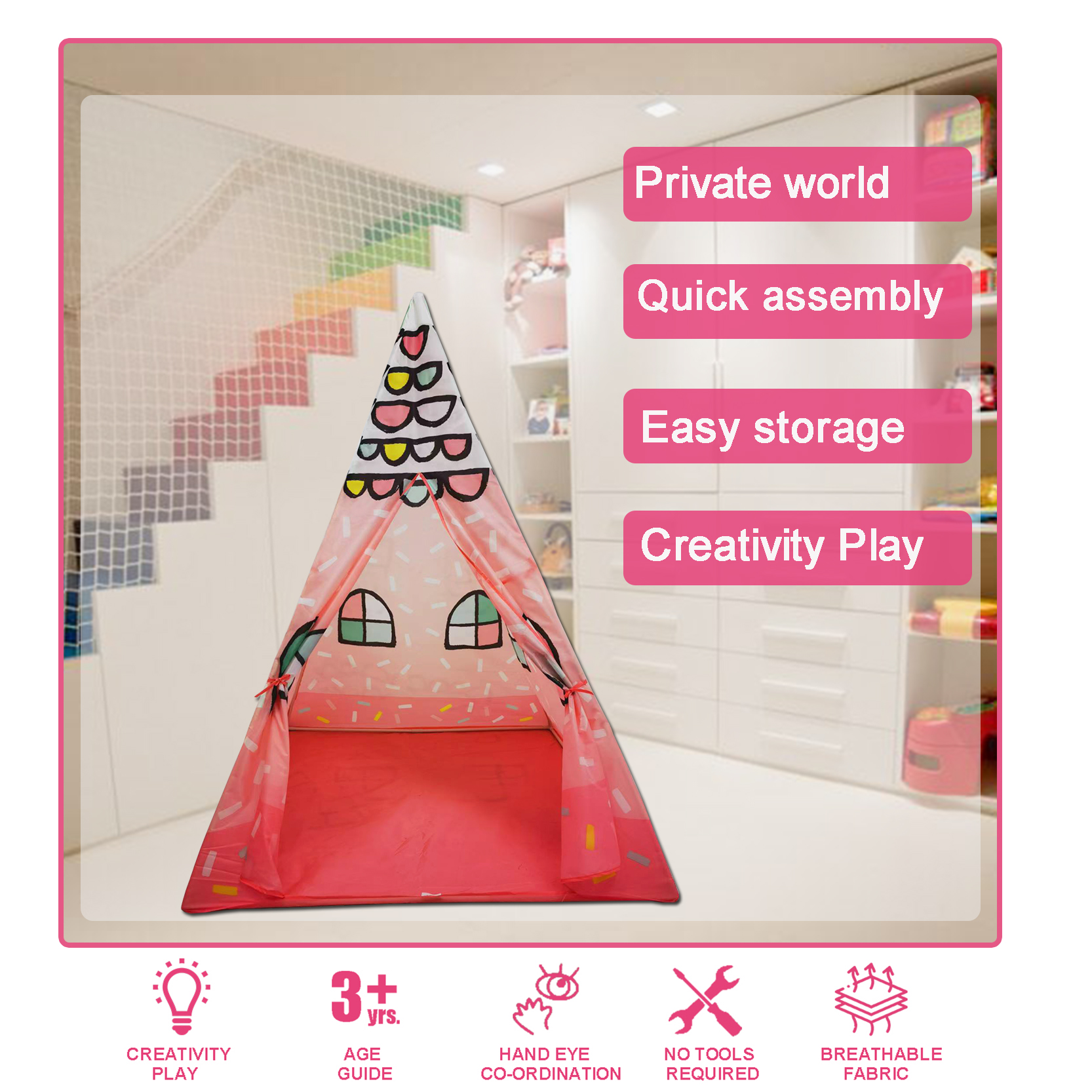 house design play teepee