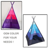 Pink stripe PVC pole sturdy teepee tent for kids with Carry Case, Great gift for girls boys , waterpoof house playtent