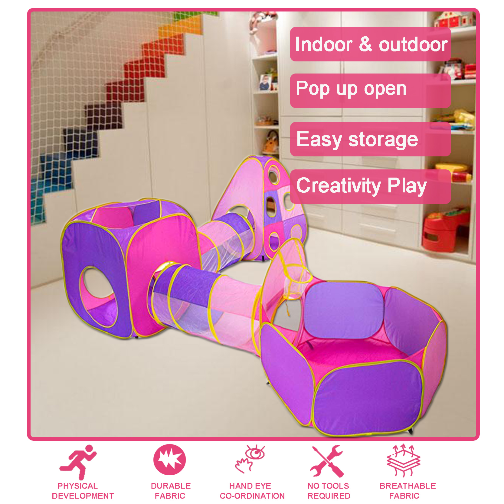 kids toy tent combo set