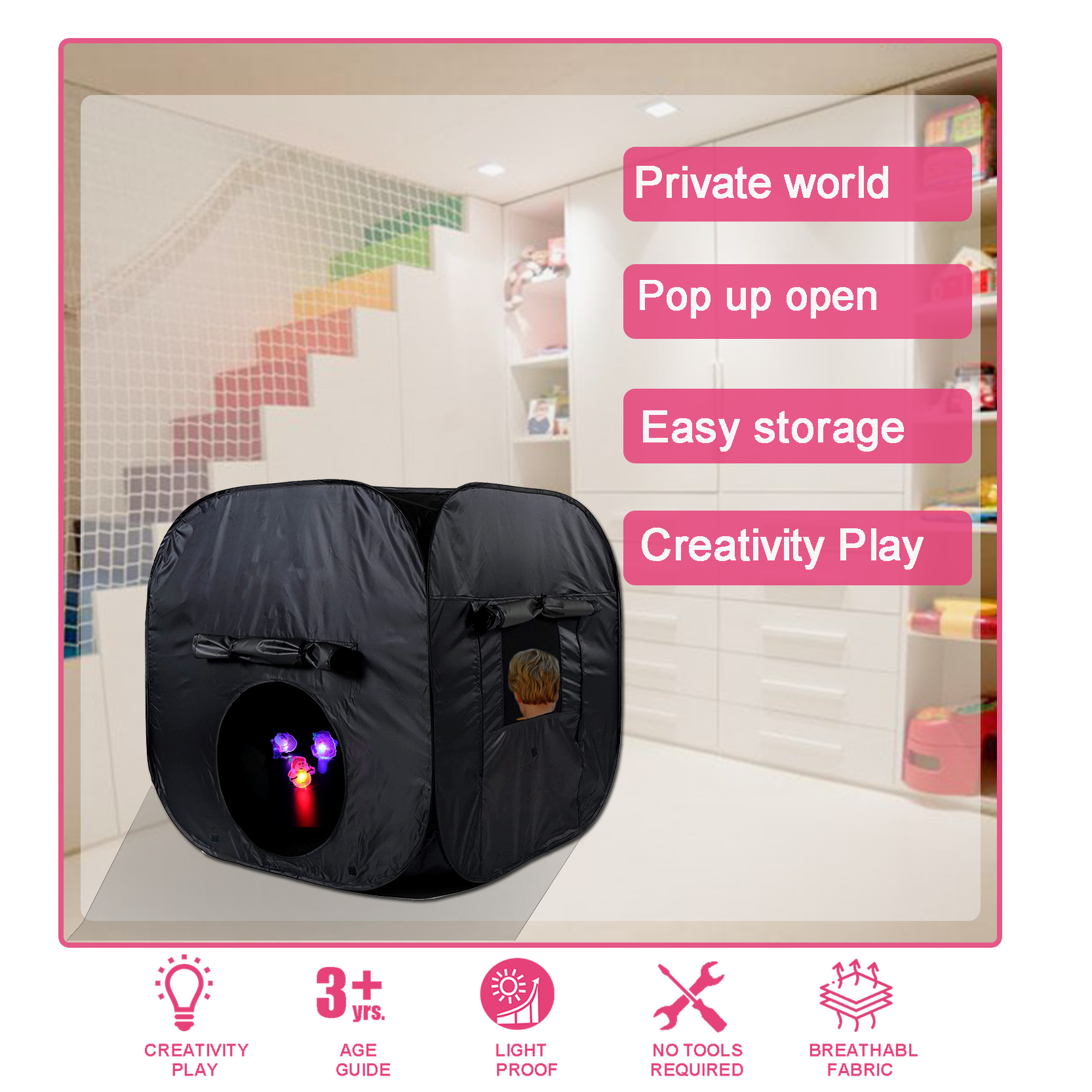 pop up sensory tent