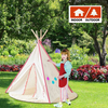 Cute Kids Painting Teepee Tent For Girls Boys Use Indoor Outdoor