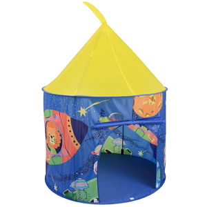 Spaceship Kids Castle Tent With Portable Carry Bag Use Home Yard Easy Assemble