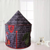 Gray Nice Design Kids Castle Tent With Portable Carry Bag Use Home Yard Easy Assemble