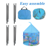 Ocean Kids Castle Tent With Portable Carry Bag Use Home Yard Easy Assemble