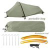 Portable Lightweight One Person Camping Tent Inside With Mesh Netting