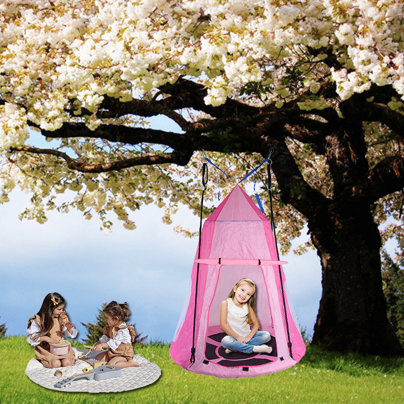 Nice Hanging Tree Swing Tent for Kids Hanging Tree House Tent Waterproof Portable Indoor or Outdoor 2 in 1 Outdoor Hammock Chair 