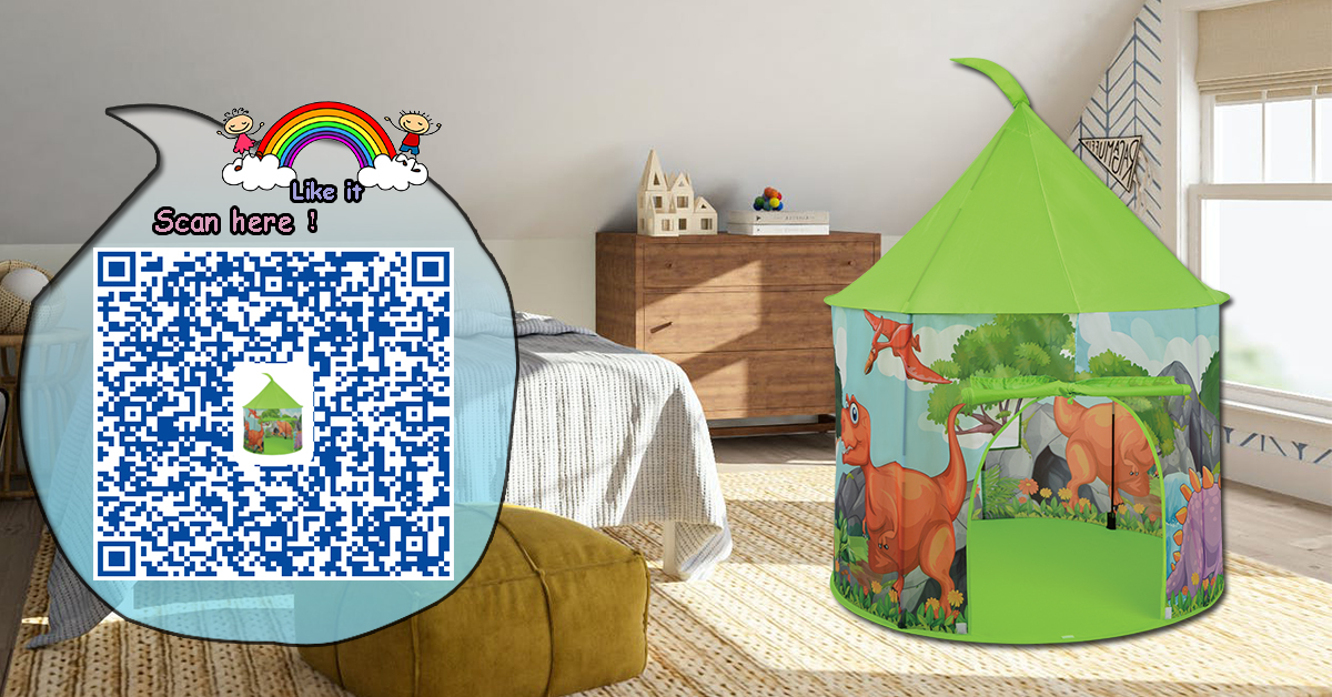 Dinosaur kids castle tent