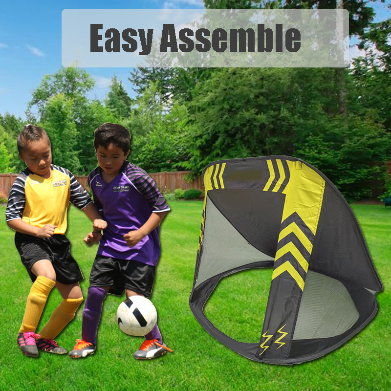 Foldable Soccer Goal Net Portable Football Practice Net Kids Soccer Gate with Carry Bag