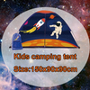 Spaceman Design Kids Camping Series Include Camping Tent Sleep Bag Kids Chair