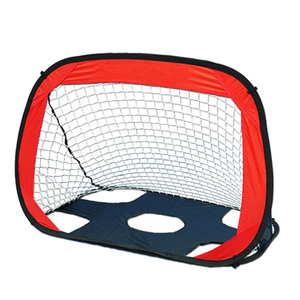 Foldable 2 In 1 Football Goal Net Portable Quick Set Up Goal with Target Shot Net 