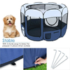 Cat Dog Pet Playpen with Tunnel Foldable Portable Easy Set Up Pop Up Style Indoor Outdoor Use