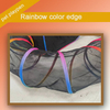 Rainbow Edge Peg Small Animal Play Tent with Round Tunnel Use in Indoor Outdoor 