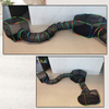 Set of 5 Outdoor Rainbow Cat Enclosures Pet Playground Kitty Small Animals Rabbit Guinea Pig Playpen Square Olive Tent with Tunnel