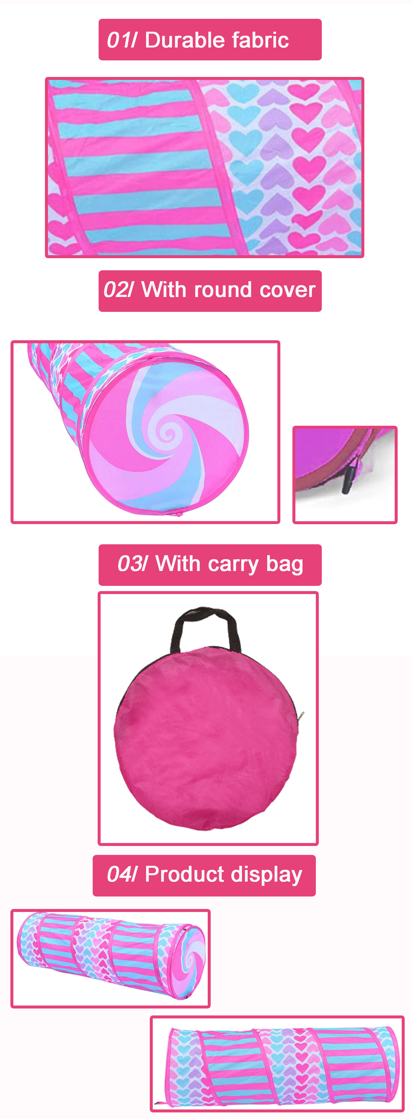 pink pla tunnel
