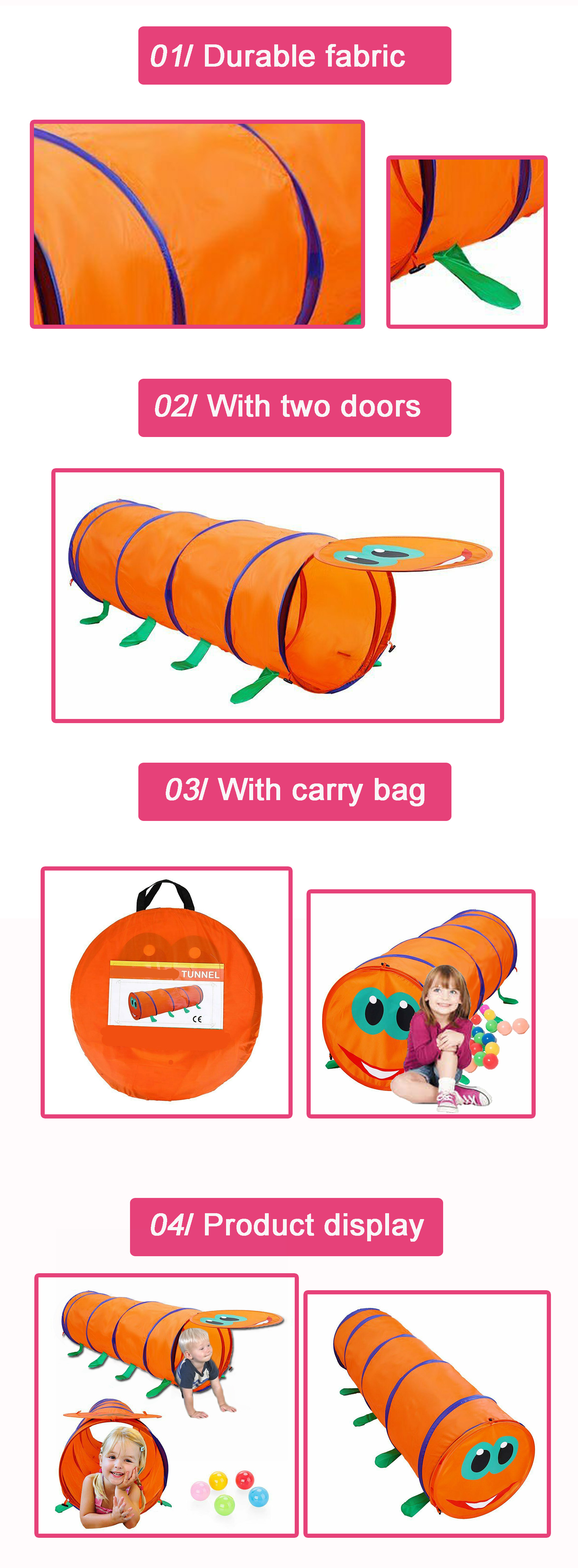 worm play tunnel