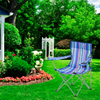 Striped Camping Chair Kids Children Folding Fishing Hiking Picnic Garden Beach Seating