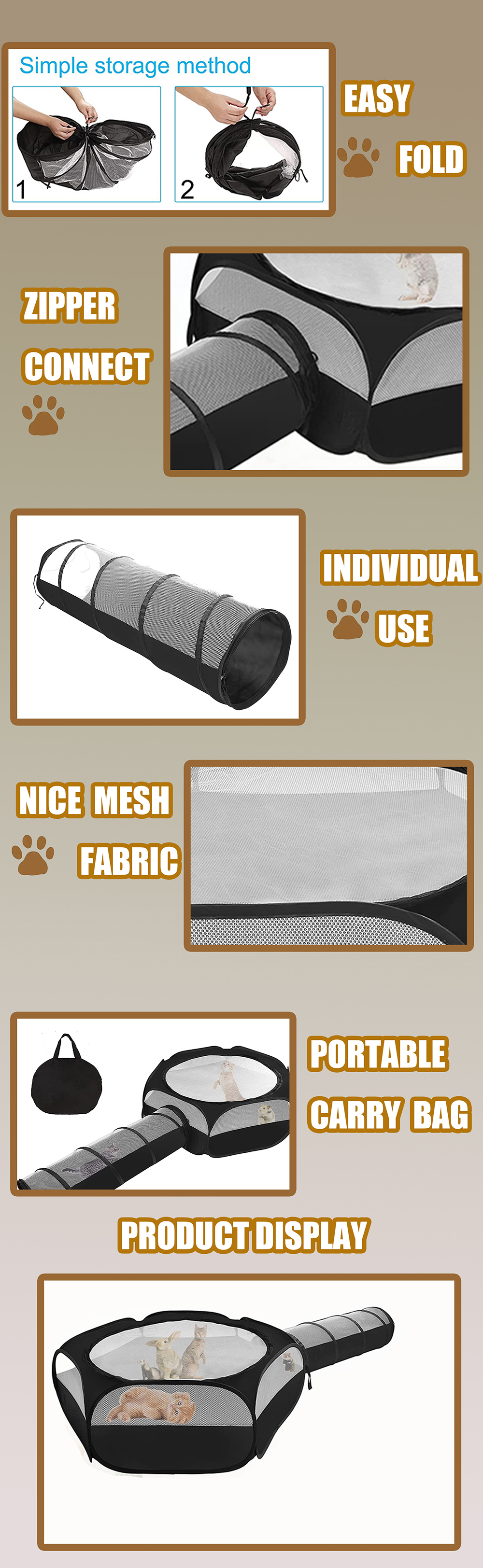 small animal Pet Enclosure Tent 