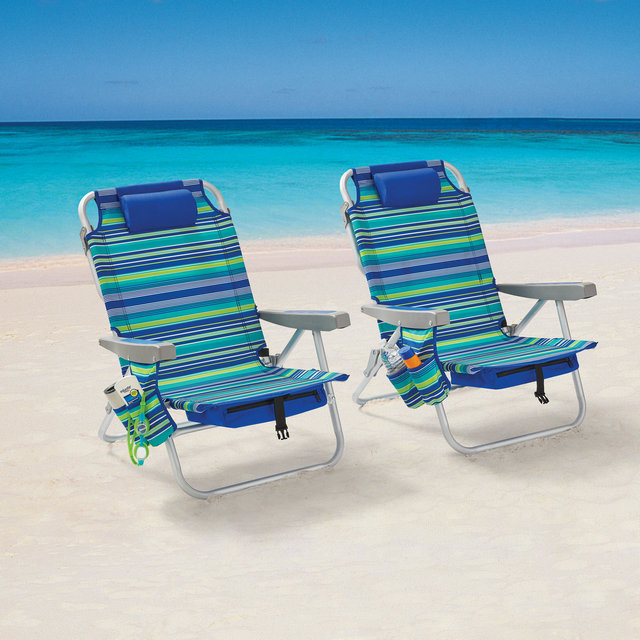 Top Selling High Quantity Multi-color Adjustable 5 Position Reclining Portable Backpack Aluminum Lightweight Beach Chair