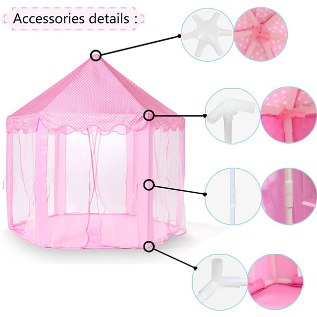 lighted princess tent 