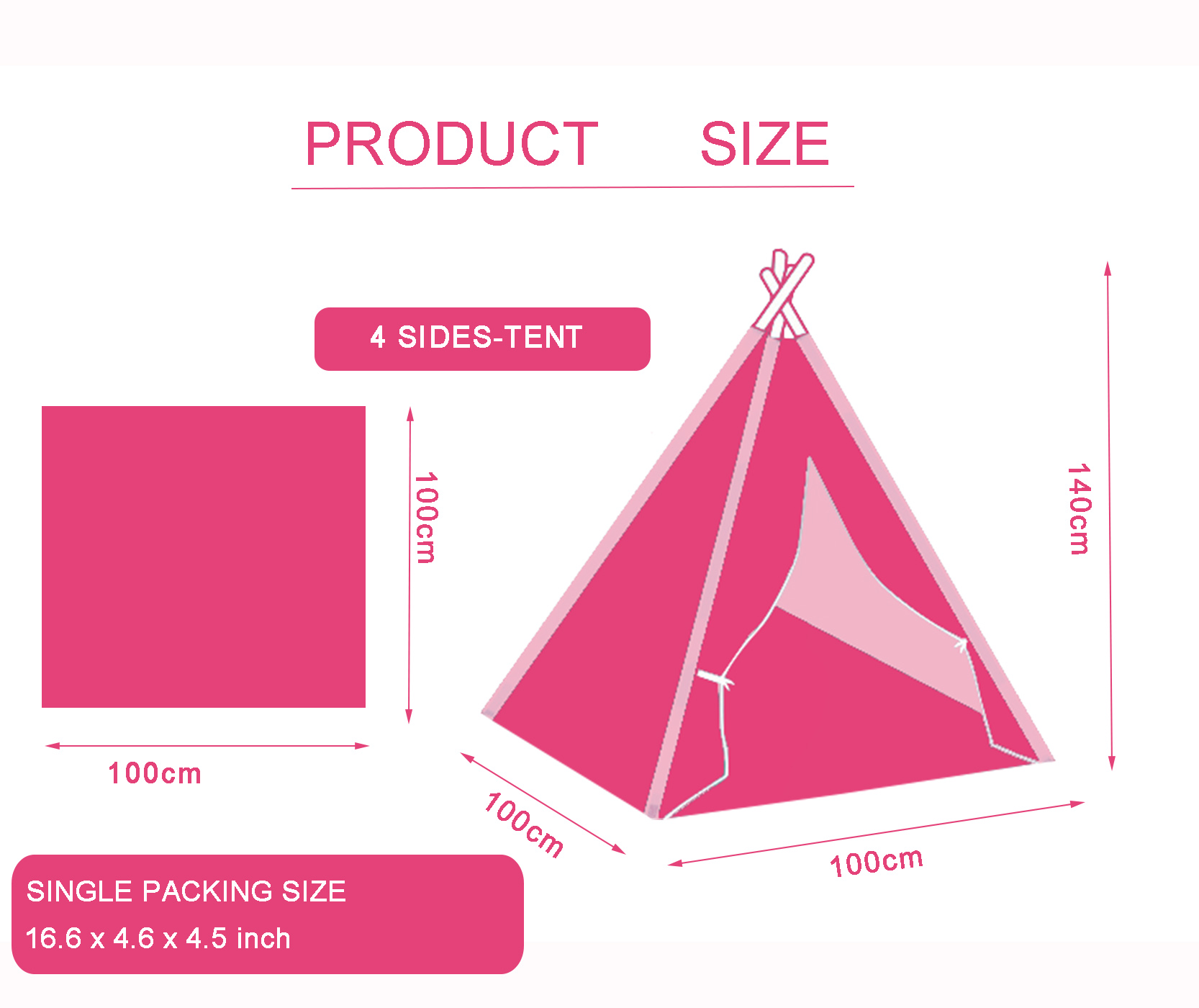OEM kids teepee