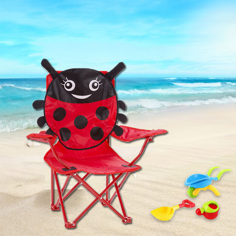 Ladybug kids beach chair