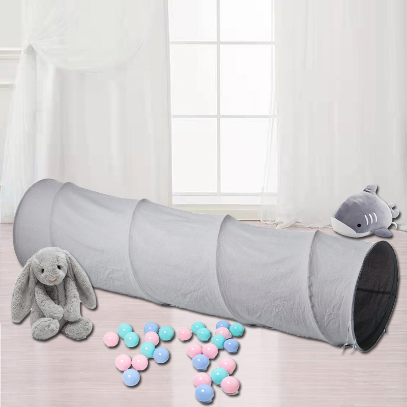 Gray cotton kids tunnel