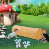 Yellow Cotton Kids Foldable Portable Crawling Tunnel play tent Toddler playpen for interactivity game great gift for baby girls boys
