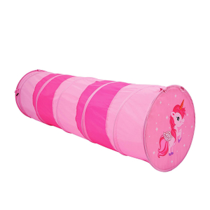Factory Wholesale Unicorn Play Tunnel Pop Up Indoor or Outdoor Garden Play Tent for Kids Childrens