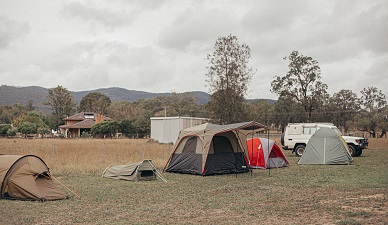 Camping in the wild, let the soul take a vacation