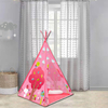 Flourish easy folding new design PVC poles polyester material Indian kids teepee tent with protable carry bag use for indoor outdoor