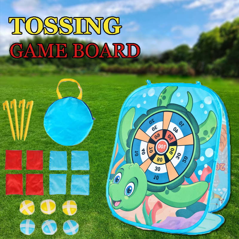 Turtle tossing game board