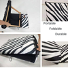 New Design Zebra-stripe Portable Folding Beach Mat Chair Adjustable Beach Lounger Chair