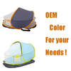 OEM color Instant Portable Breathable Travel Baby Beach Tent Bed Playpen 