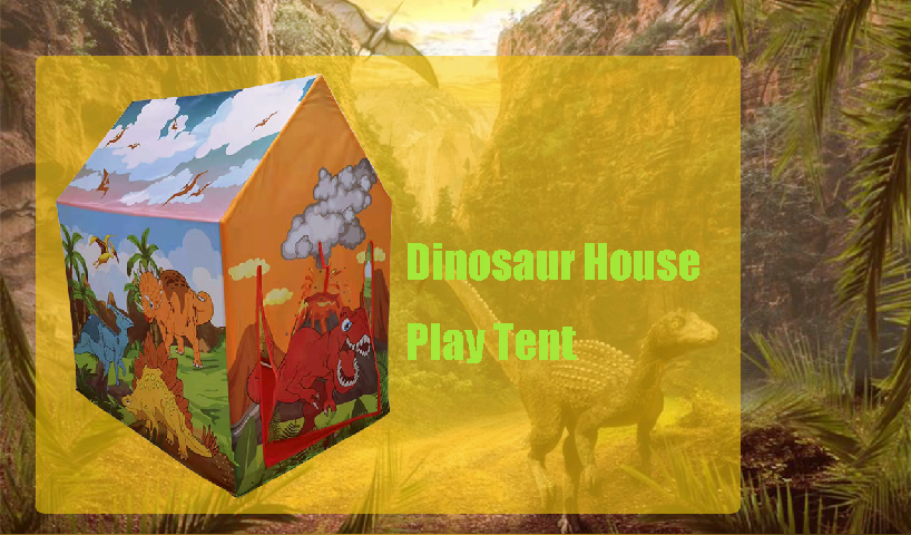 dinosaur house tent