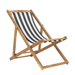 OEM Design Outdoor Furniture Sun Lounge Chairs Deck Chair Folding Wooden Beach Patio