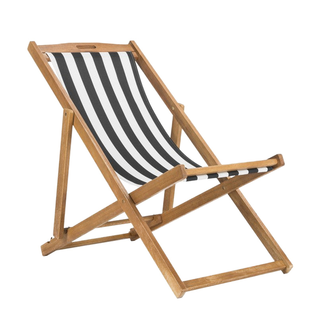 OEM Design Outdoor Furniture Sun Lounge Chairs Deck Chair Folding Wooden Beach Patio