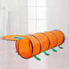 Orange Worm Pop Up Kids Play Tunnel