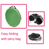 Green worm shape pop up play tunnel tent