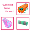 Multicolor Worm Pop Up Foldable Crawl Through Play Tunnel Toy Crawling Tunnel Play Tent