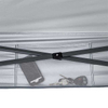 Gray 12' x 12' Instant Straight Leg Canopy ,Outdoor Tent Gazebo Pop Up Portable sun Shelter Tent with Carry Bag