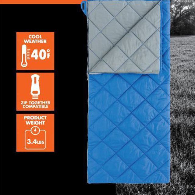 Blue Adults Outdoor Ultralight camping Sleeping Bag Can Be Customized for camping
