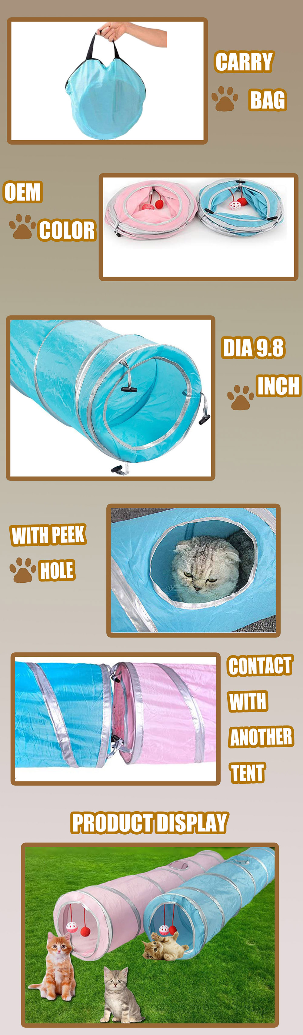 toy tunnel for cat