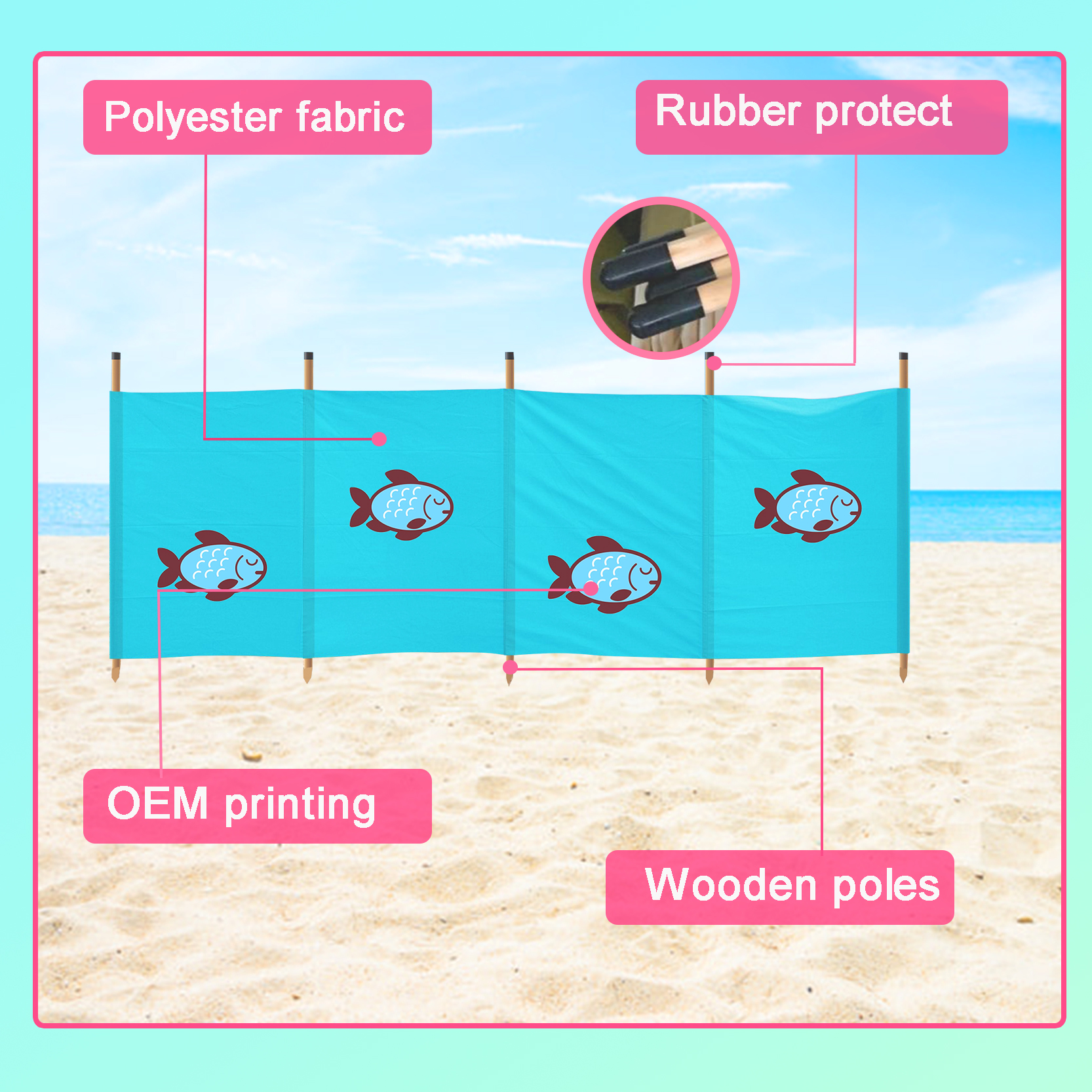 wind breaker fence