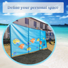 New Design Ocean Fish Windbreak Beach Shelter Privacy Beach Windblocker